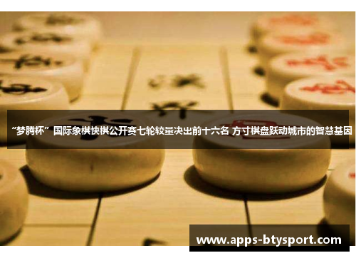 “梦腾杯”国际象棋快棋公开赛七轮较量决出前十六名 方寸棋盘跃动城市的智慧基因